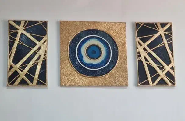 تابلو دیواری ۳تکه ای زیبا در کنگان|تابلو، نقاشی، عکس|بندر کنگان, |دیوار