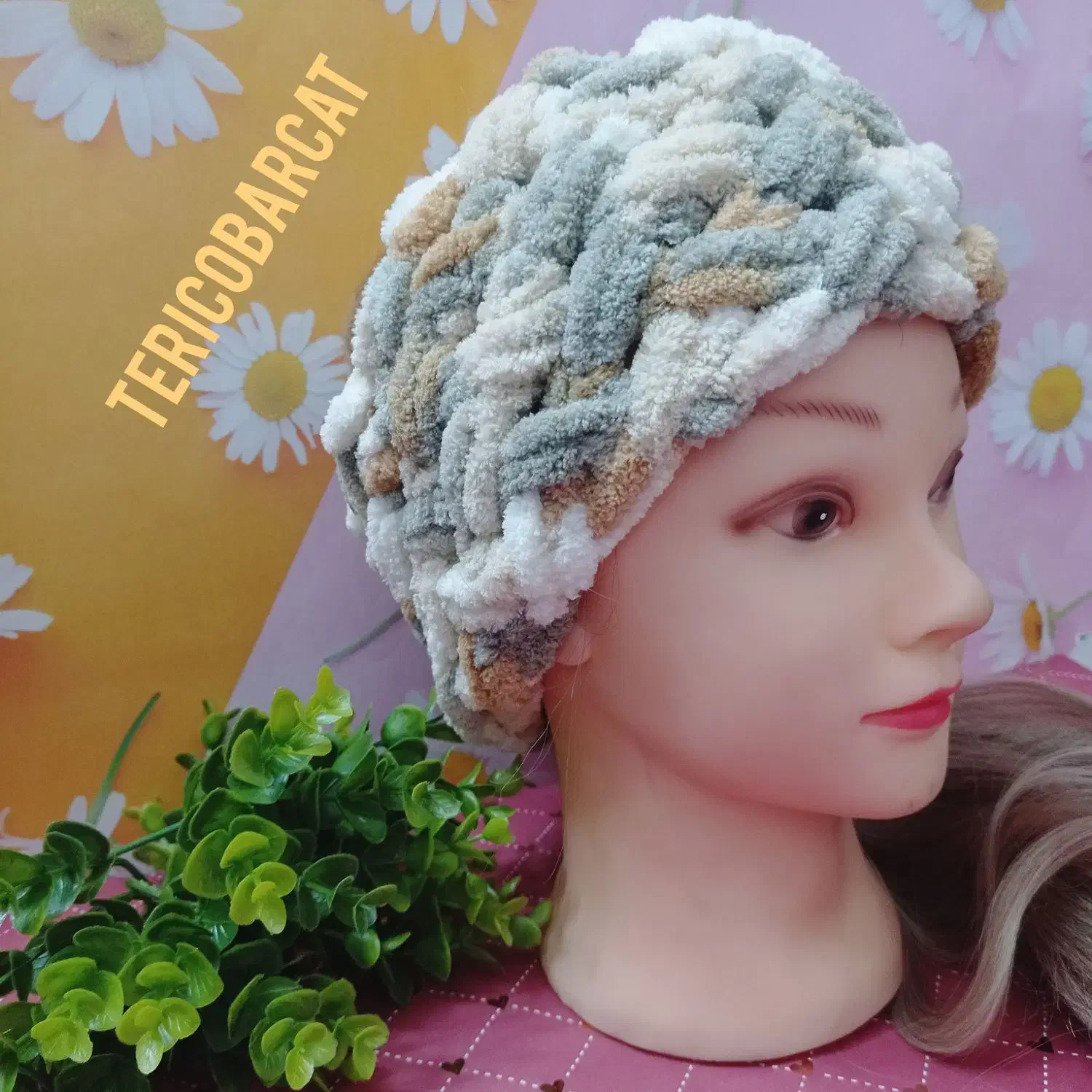 هد ،کلاه و شالگردن آلیز پافی|لباس|کرمان, |دیوار