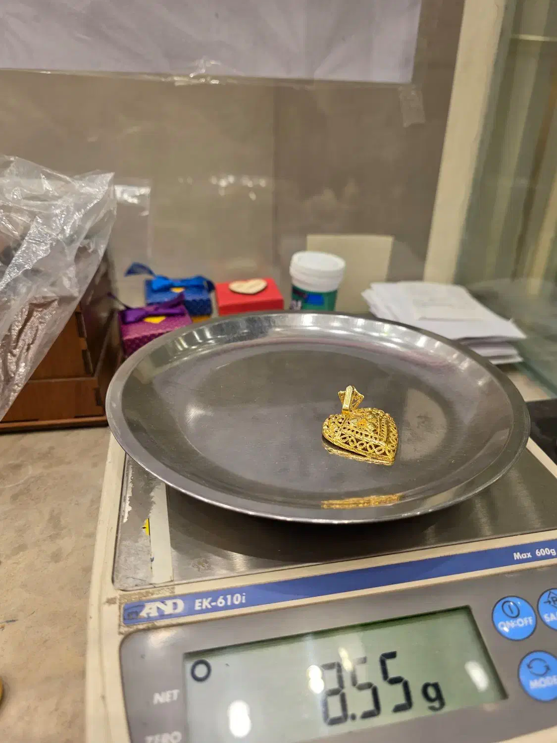 فروش بدون اجرت و مالیات ۴۰۰ زیر تابلو ۱۸ عیار|جواهرات|شوش, |دیوار