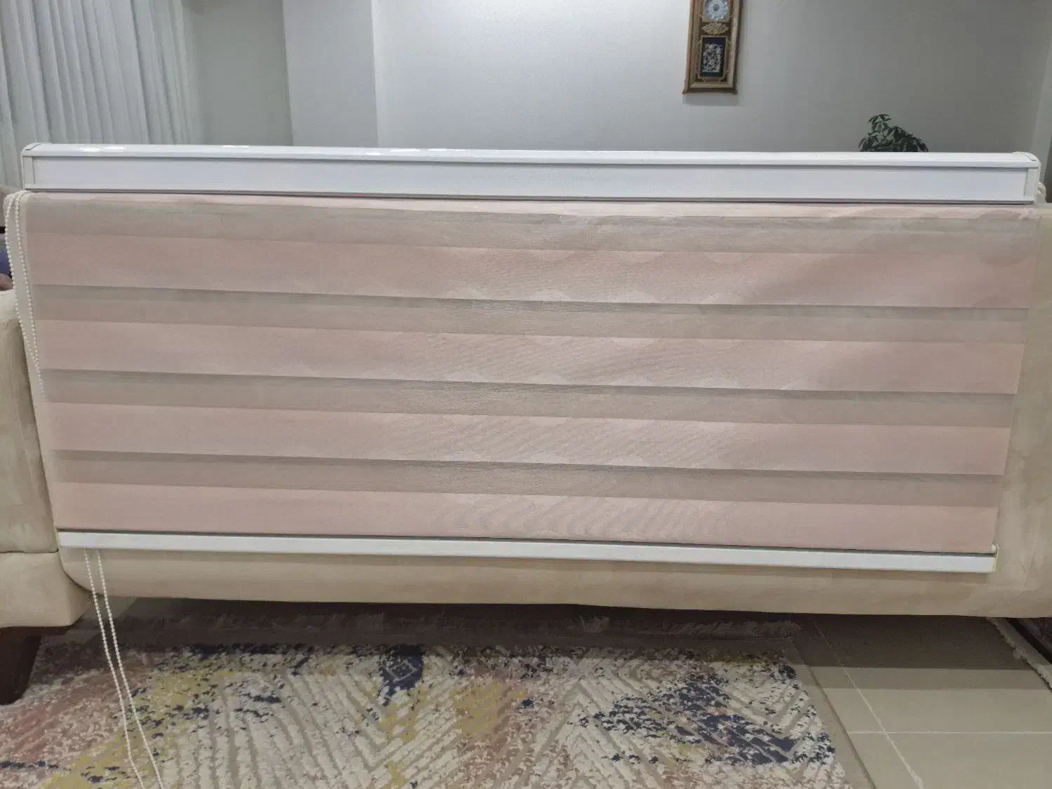 دو عدد پرده زبرا یکی طول ۱۵۵ و۱۶۰عرض۱۳۵ و۱۴۰ طول|پرده، رانر، رومیزی|پردیس, فاز ۱۱|دیوار