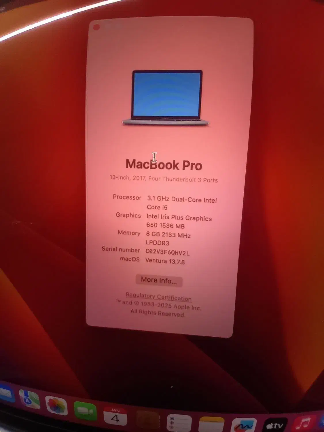 macbok pro 2017|رایانه همراه|جوانرود, |دیوار