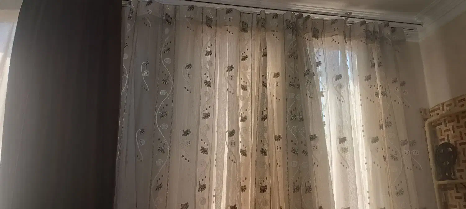 پرده خانه و آشپزخانه یا اتاق خواب|پرده، رانر، رومیزی|پاکدشت, پاکدشت (مامازند)|دیوار