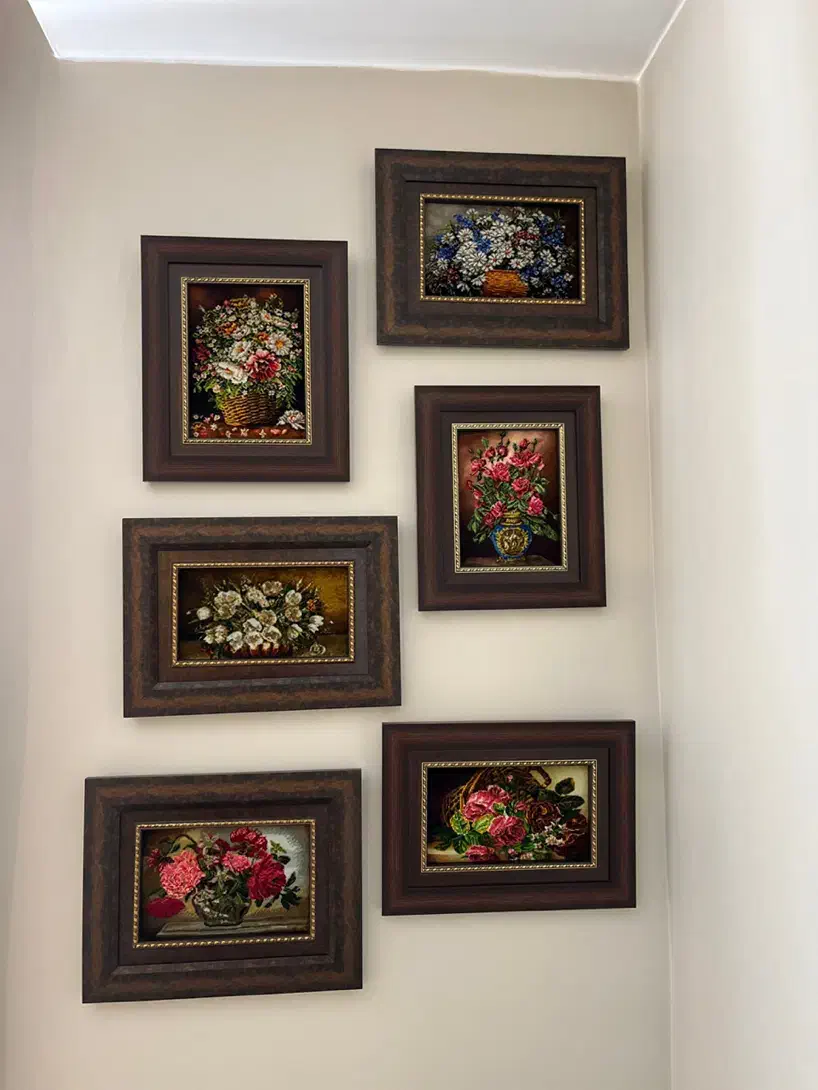 تابلو فرش های دست باف گل ابریشم|تابلو فرش|تهران, صادقیه|دیوار