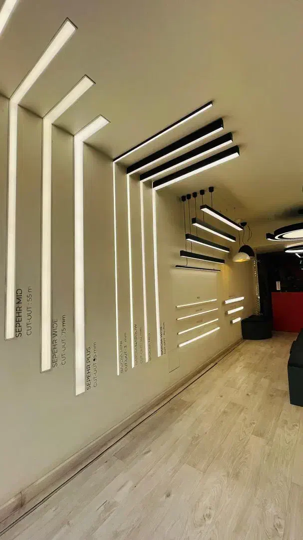 گروه تولید و اجرای لاین نوری اسانور|ریسه و چراغ تزئینی|اصفهان, بوستان ناژوان|دیوار