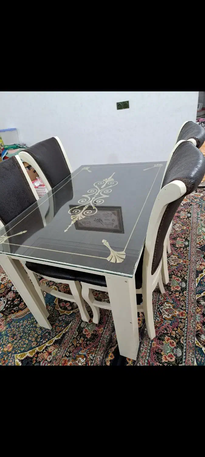 میز ناهارخوری|میز و صندلی غذاخوری|ایوان, |دیوار