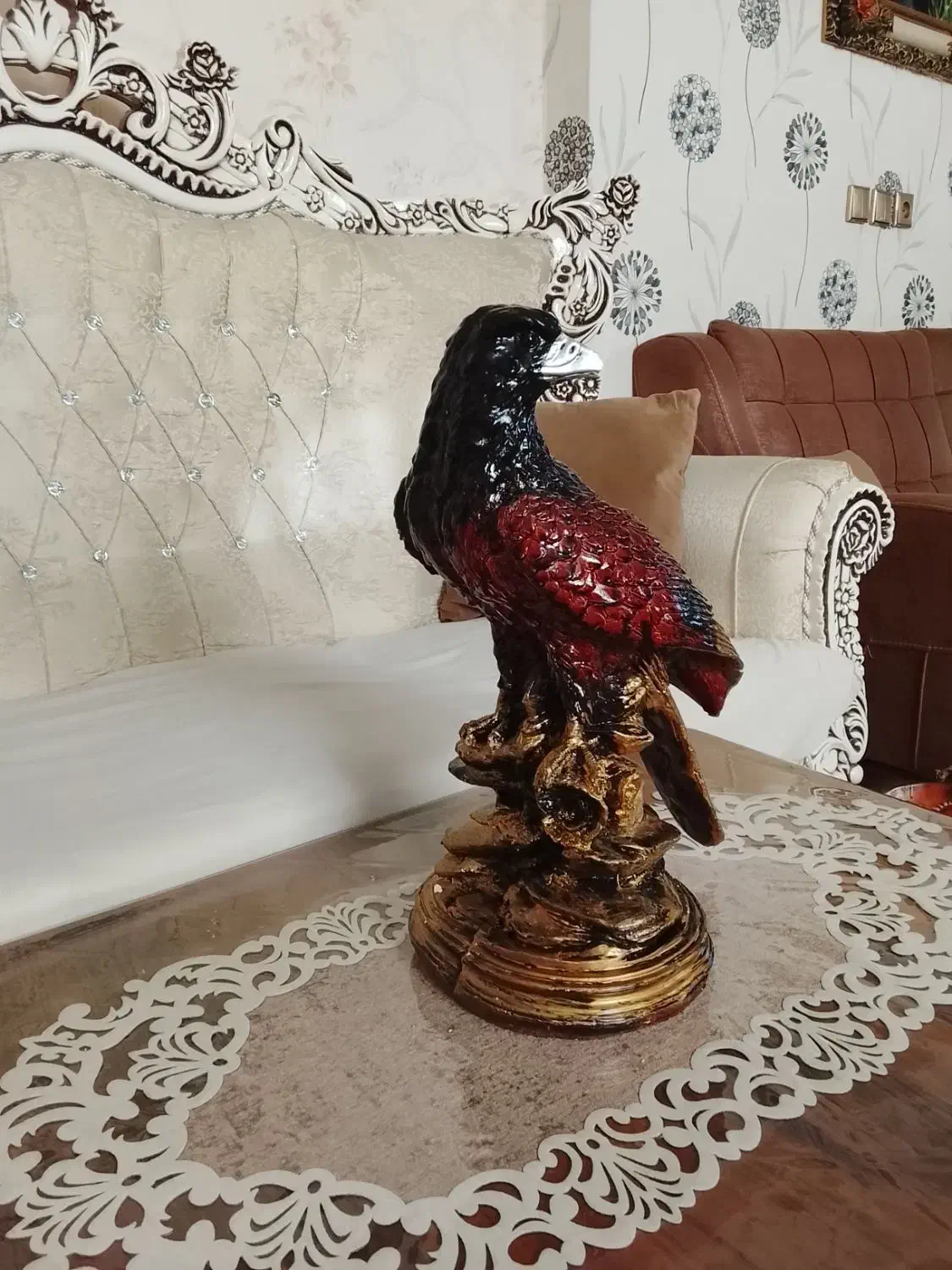 مجسمه عقاب جذاب و چشم گیر|مجسمه، تندیس، ماکت|کاشان, باهنر|دیوار