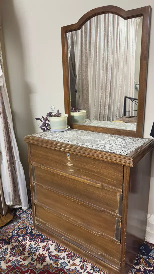 میز درآور با آینه|جاکفشی، کمد، دراور|سبزوار, باهنر|دیوار