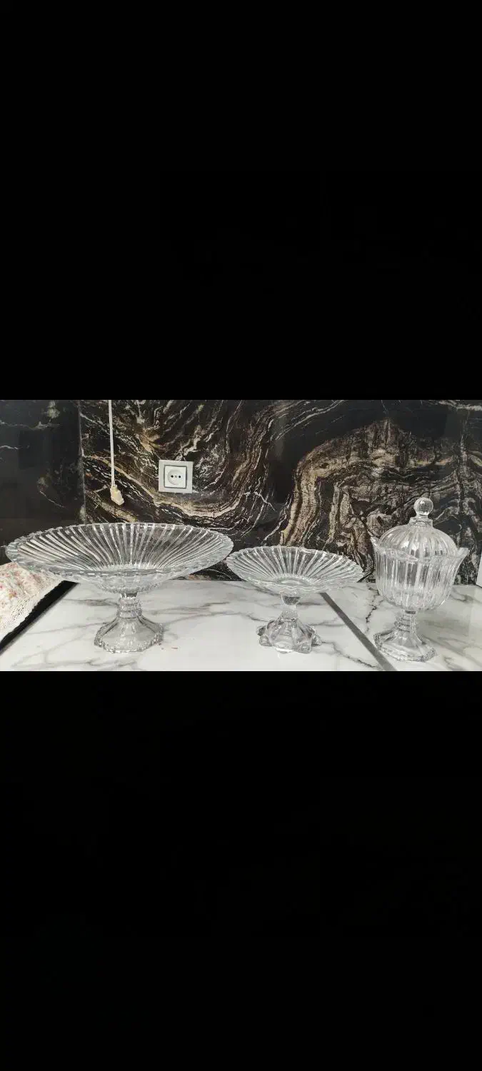 سرویس بلور خارجی|ظروف سرو و پذیرایی|ازنا, |دیوار