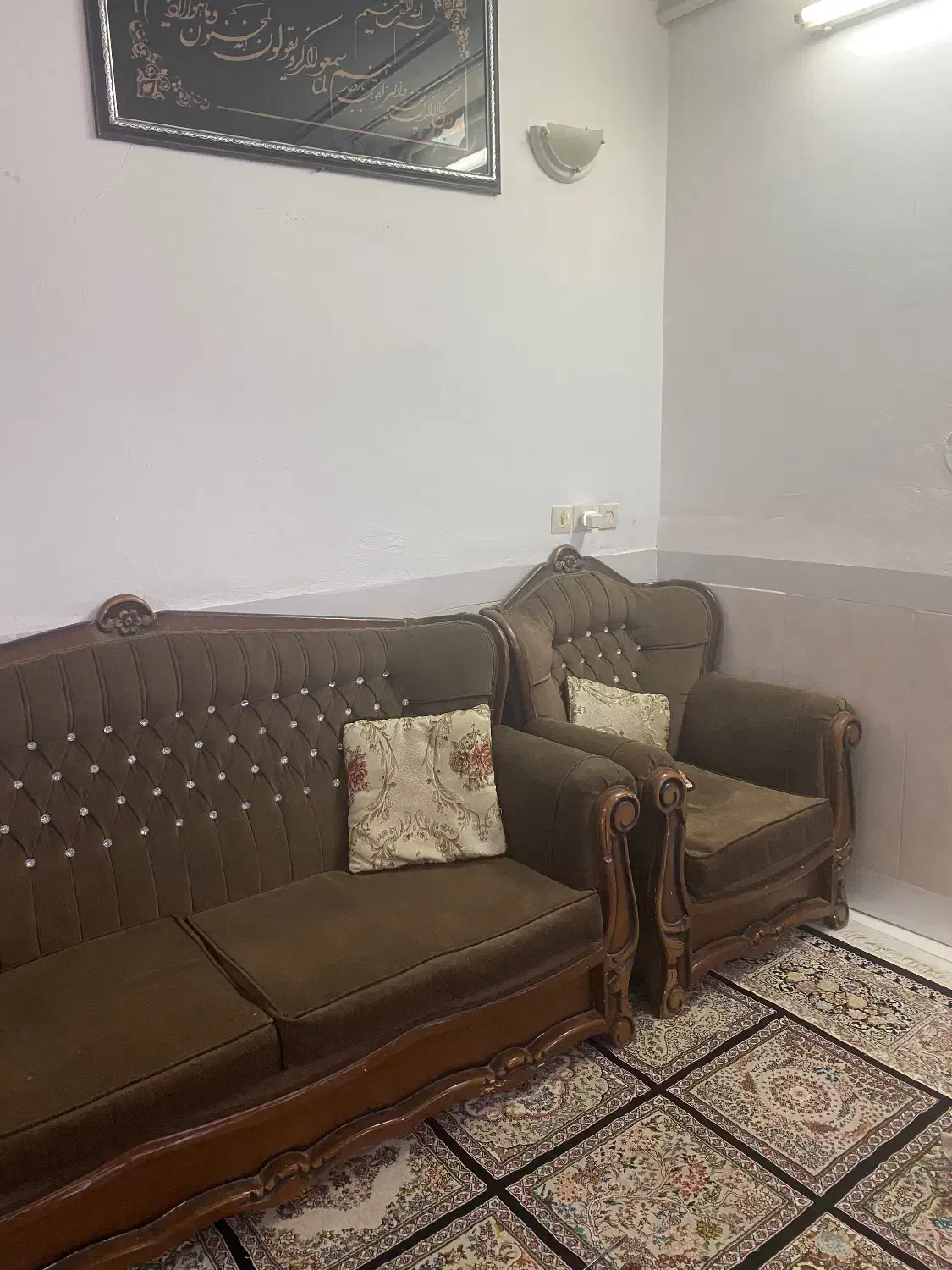 مبل هفت نفره|مبلمان خانگی و میز عسلی|تربت جام, جامی|دیوار