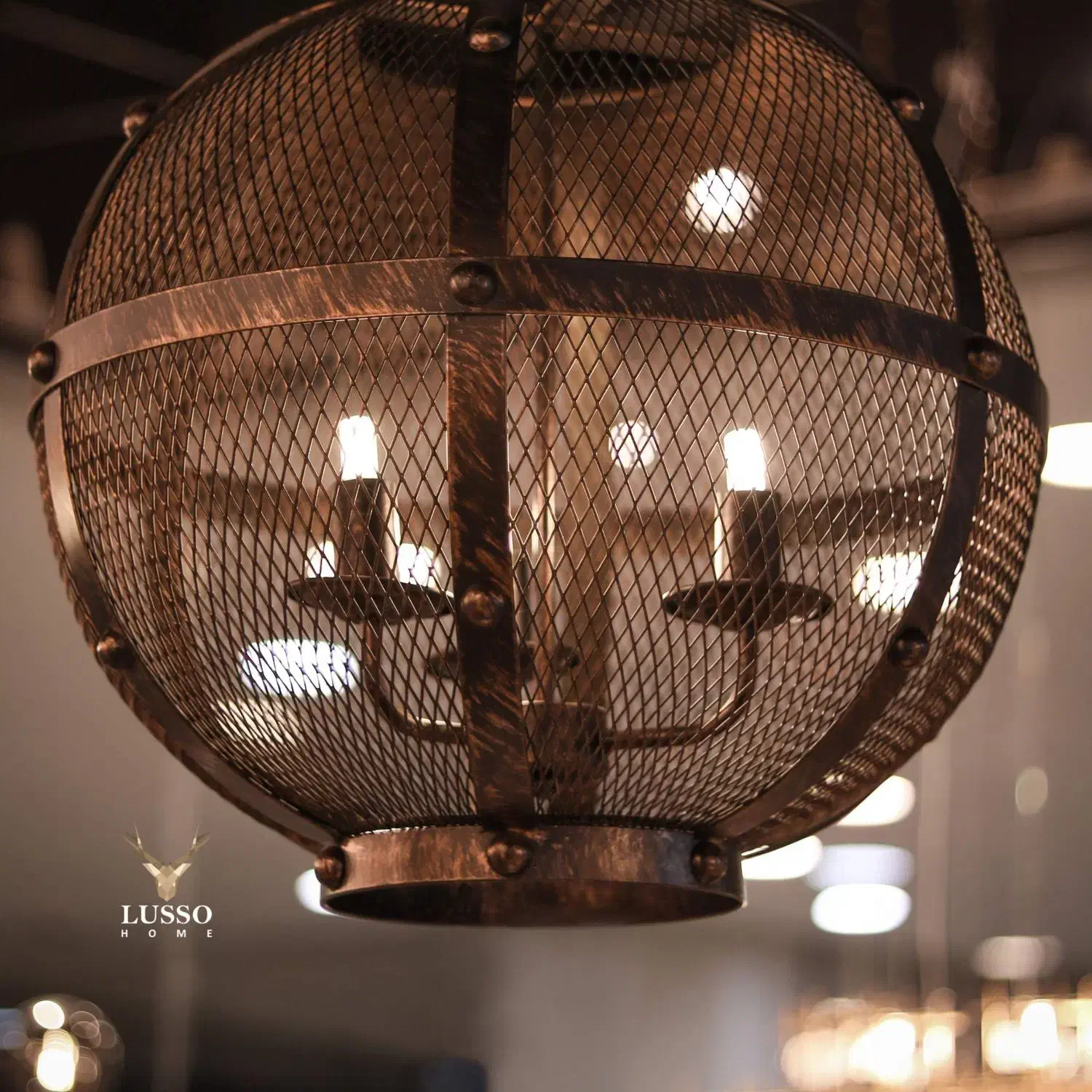 لوسوهوم آویز پتینه وینتیج|لوستر و چراغ آویز|زنجان, |دیوار