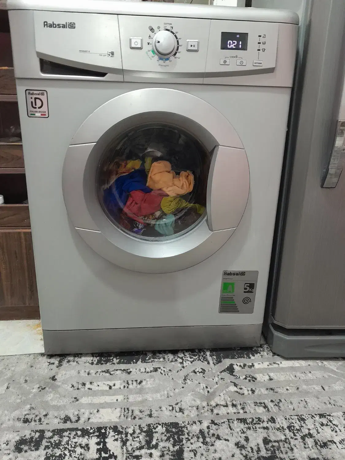 ماشین لباس شویی ابسار|ماشین لباسشویی و خشک‌کن لباس|رشت, نخودچر|دیوار