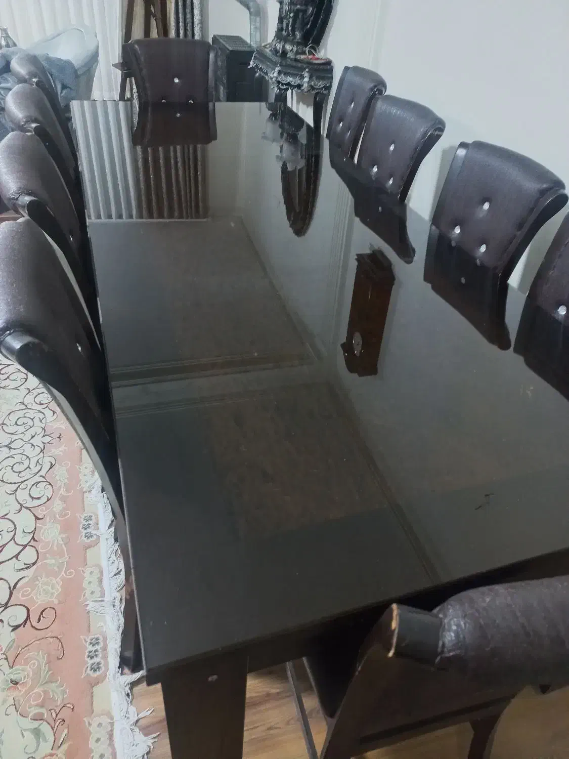 میز ناهار خوری ۱۲ نفره|میز و صندلی غذاخوری|گرمسار, |دیوار