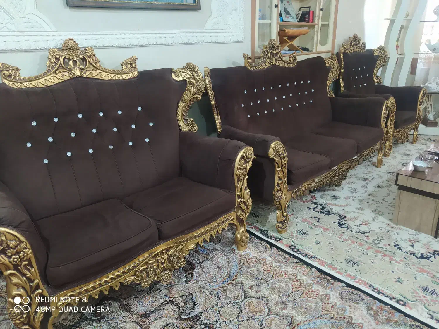 مبل سلطنتی|مبلمان خانگی و میز عسلی|ایلام, |دیوار