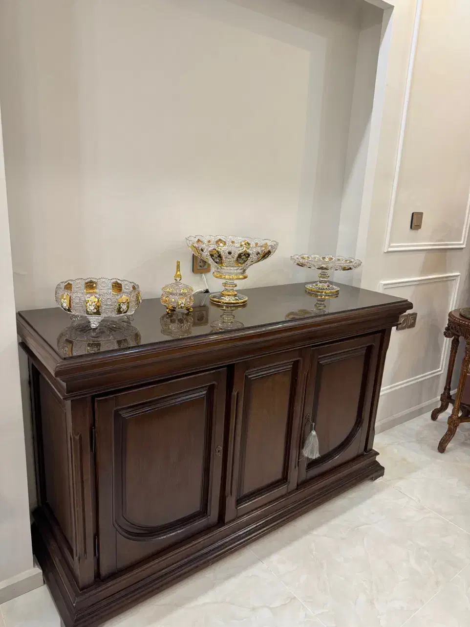 کنسول تمام چوب|بوفه، ویترین، کنسول|مرند, |دیوار