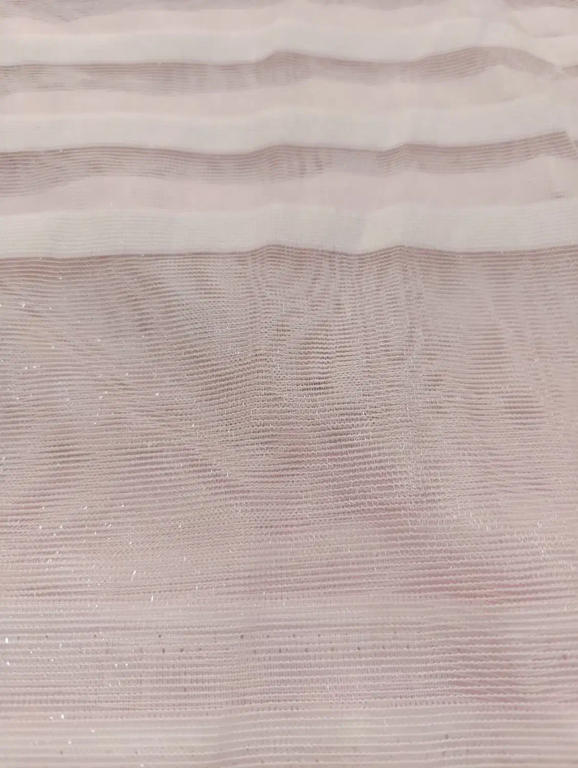 4متر نیم پرده پانچ صورتی زری دار بسیار تمیز|پرده، رانر، رومیزی|مشهد, رضاشهر|دیوار