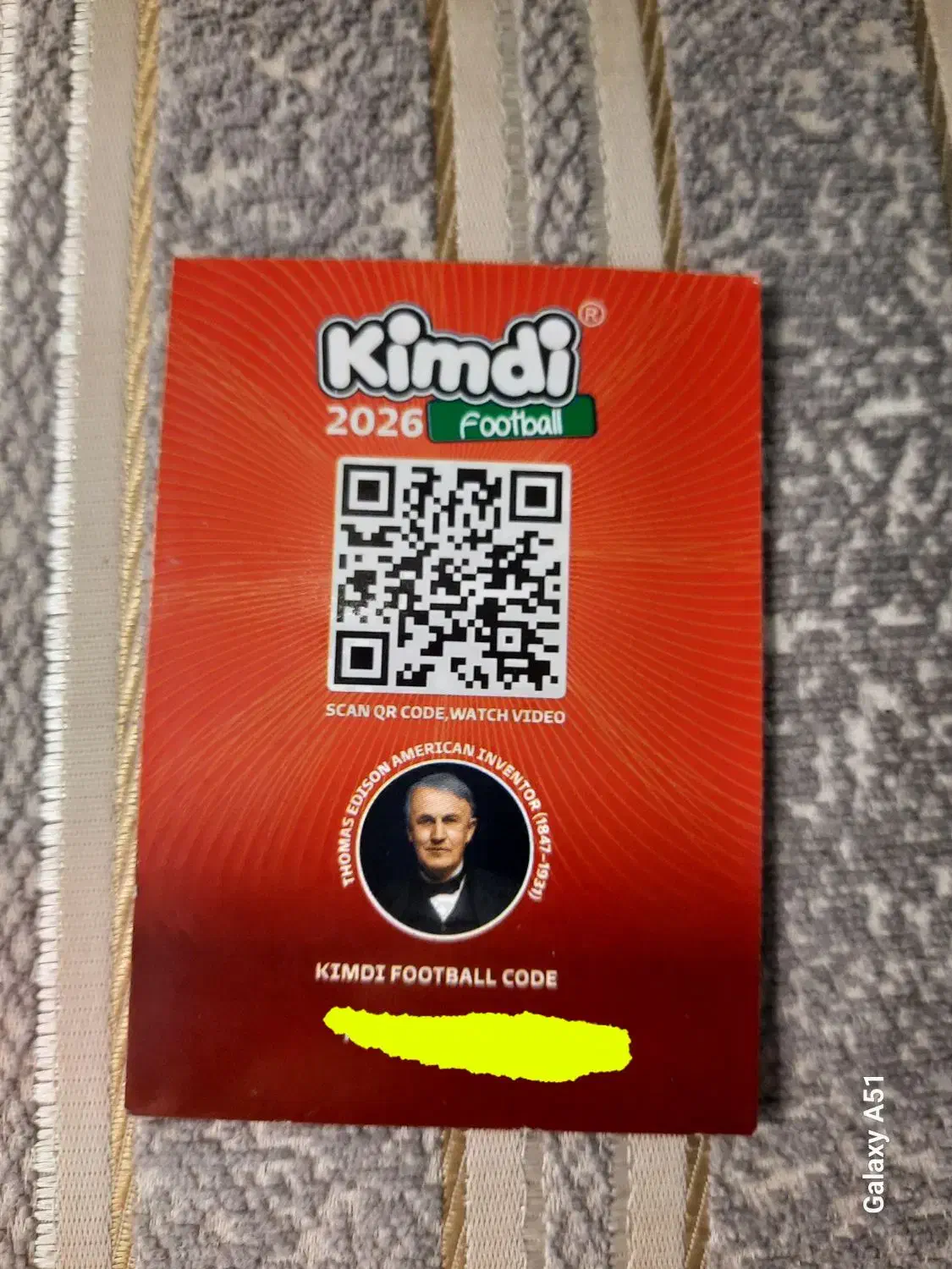 «کارت رونالدو نقش ادیسون کیمدی ۲۰۲۶ اصل|کلکسیون و سرگرمی|تهران, شکیبا|دیوار