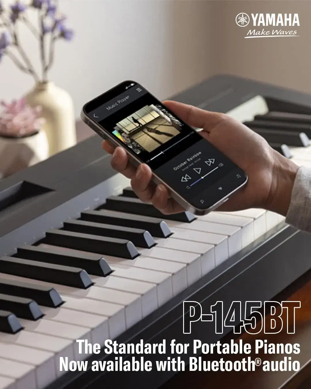 یاماها P-145BT  نسل تازه‌ی پرتابل با بلوتوث داخلی|پیانو، کیبورد، آکاردئون|اهواز, گلستان|دیوار