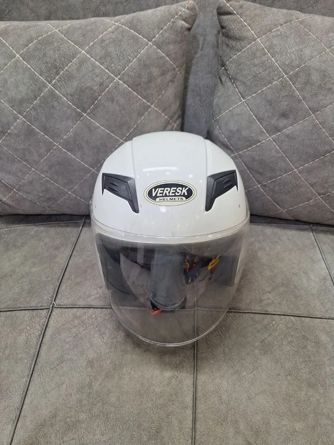 کلاه کاسکت سفید VERESK|دوچرخه، اسکیت، اسکوتر|مشهد, سمزقند|دیوار