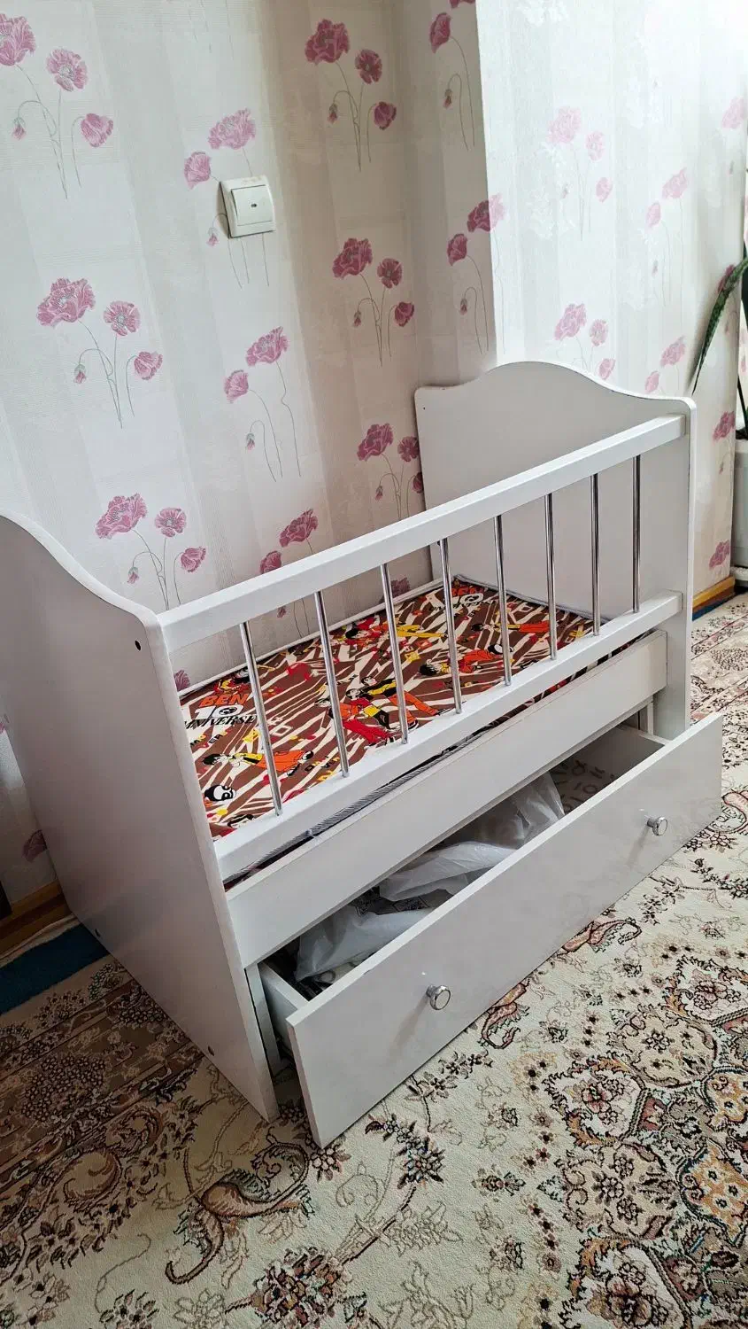 تخت نوزادی ننو|تخت و صندلی بچه|سهند, |دیوار