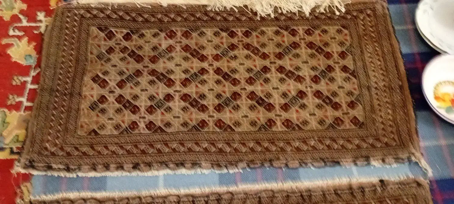 پشتی ترکمن دست بافت|پشتی|تبریز, |دیوار