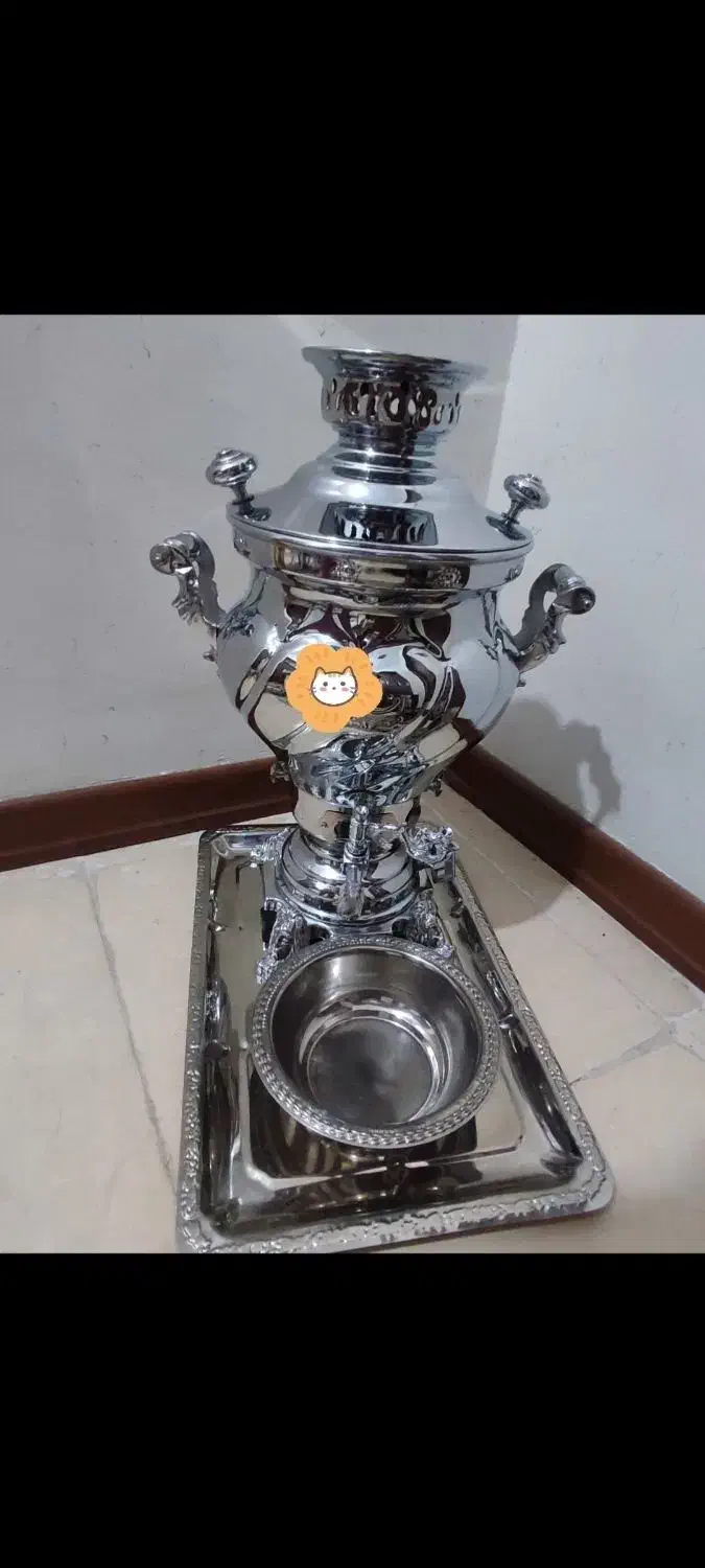 سماور استیل|سماور، چای‌ساز، قهوه‌ساز|بروجن, |دیوار