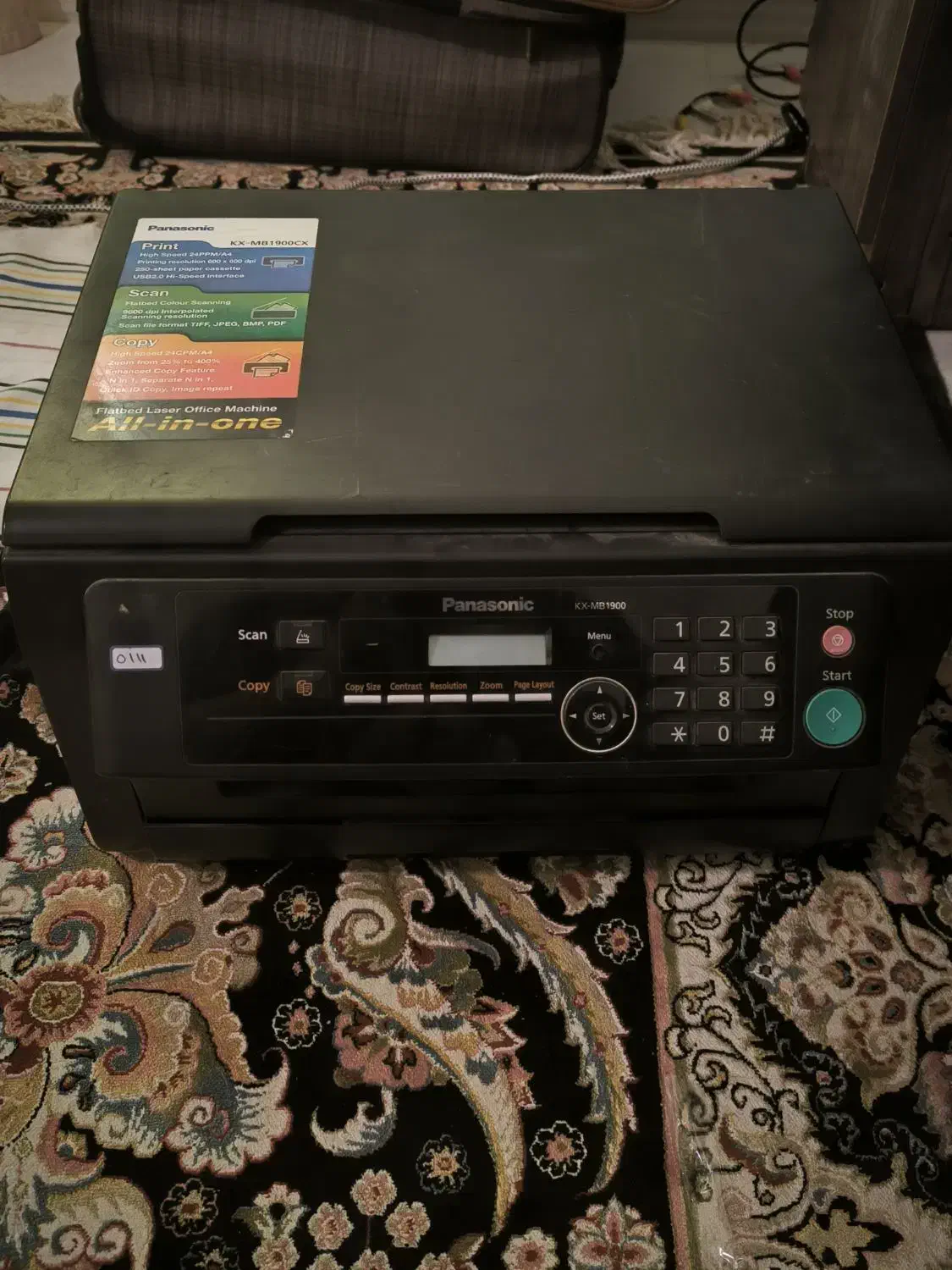 پرینتر پاناسونیک لیزری|پرینتر، اسکنر، کپی، فکس|کنارک, |دیوار