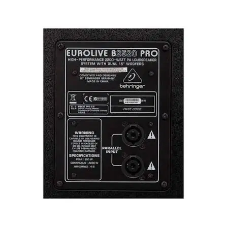 بلندگوی دبل بهرینگر B2520PRO (یک جفت)|سیستم صوتی خانگی|تهران, شیخ هادی|دیوار