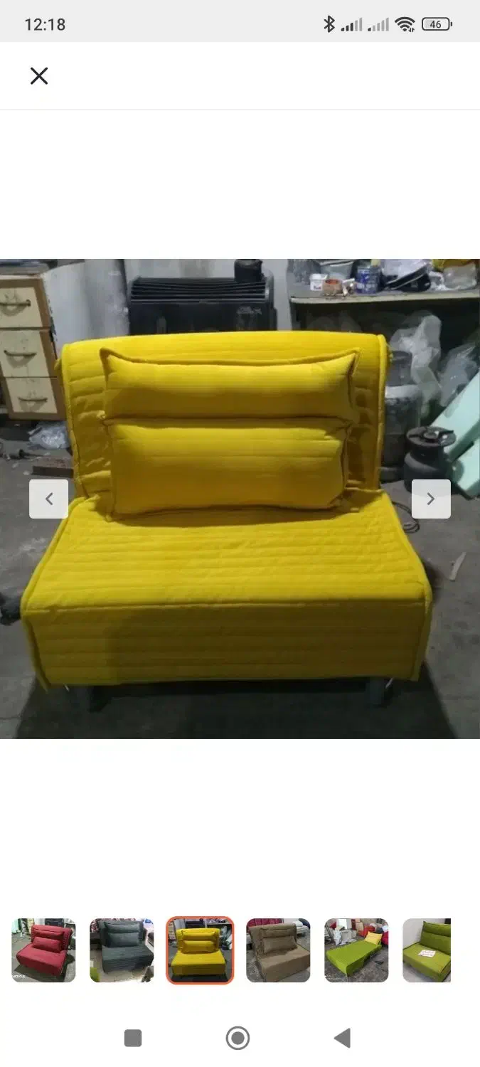 مبل تخت خواب شو یک نفره|مبلمان خانگی و میز عسلی|قم, شاه ابراهیم|دیوار