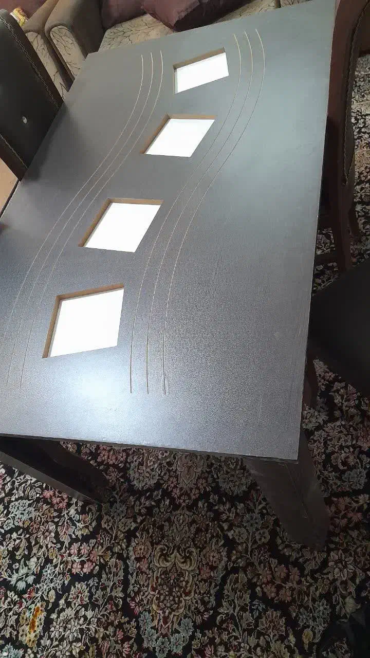 میز نهار خوری شش نفره|میز و صندلی غذاخوری|بم, |دیوار