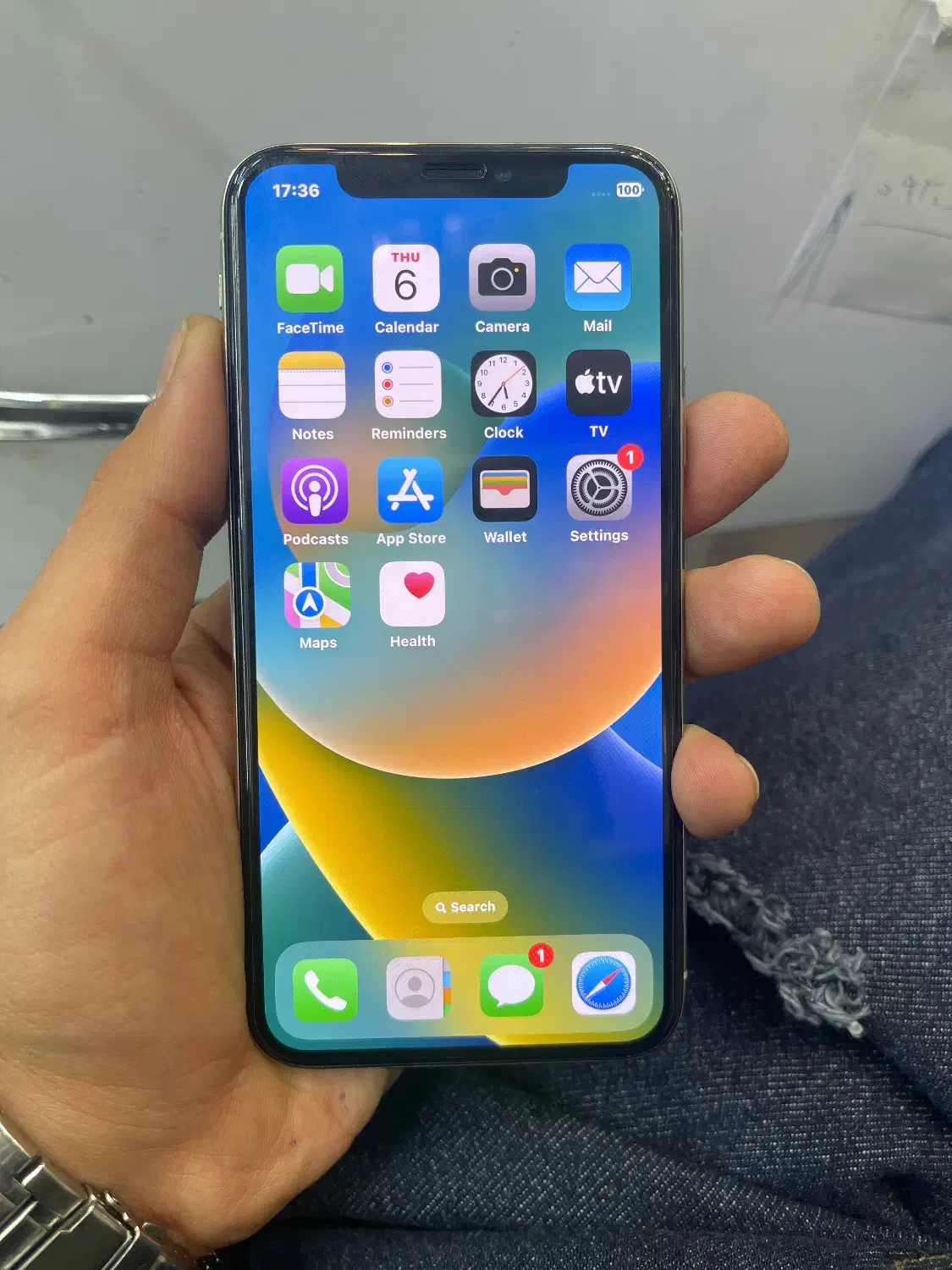 ایفون Xفیس ایدی سالم زیرقیمت|موبایل|صدرا-فارس, فاز ۱|دیوار