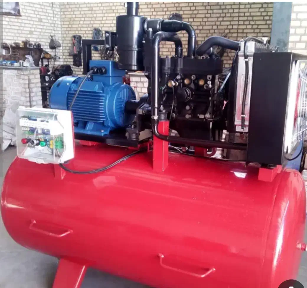 پمپ بادفشار قوی با موتور خودرو|ماشینآلات صنعتی|برخوار, |دیوار