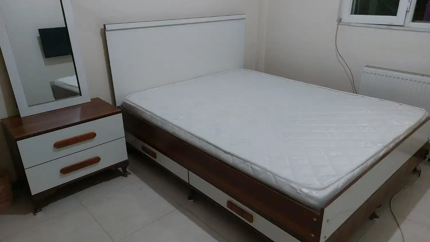 تخت خواب دونفره با تشک رویال|تخت و سرویس خواب|همدان, |دیوار