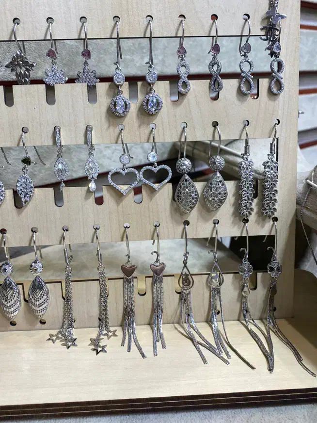 گوشواره نقره عیار۹۲۵|جواهرات|تهران, امام زاده حسن|دیوار