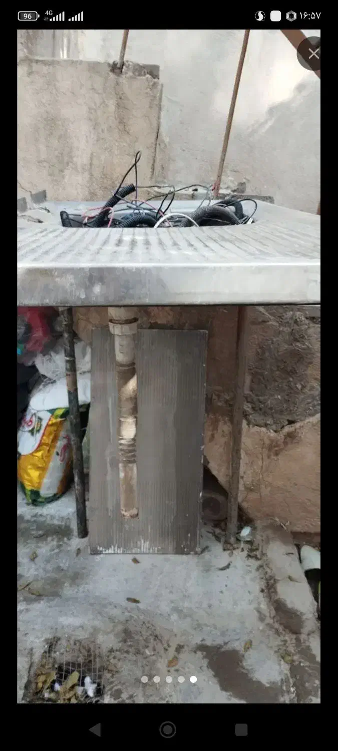 سینک ظرفشویی باپایه|لوازم سرویس بهداشتی|زاهدان, |دیوار