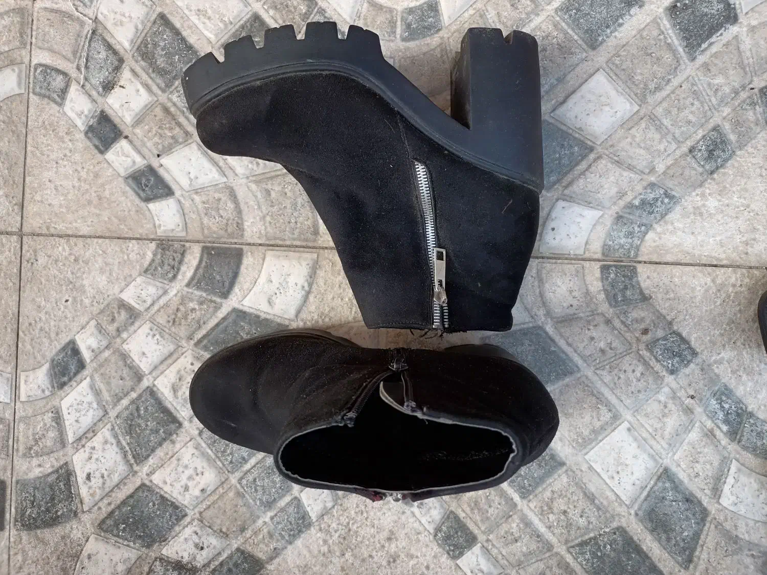 بوت زنانه جیر ترک سایز ۴۰|کیف، کفش، کمربند|رشت, شکار اسطلخ|دیوار