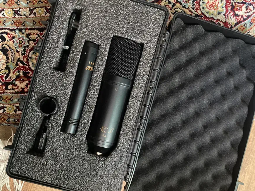 میکروفون استودیویی mxl 440‌ + 441 و استند و سیم|صوتی و تصویری|تهران, اکباتان|دیوار