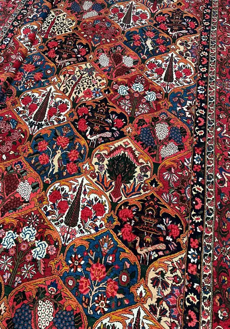 قالی بی نظیر و تک بدون نقص|فرش|شهرکرد, |دیوار