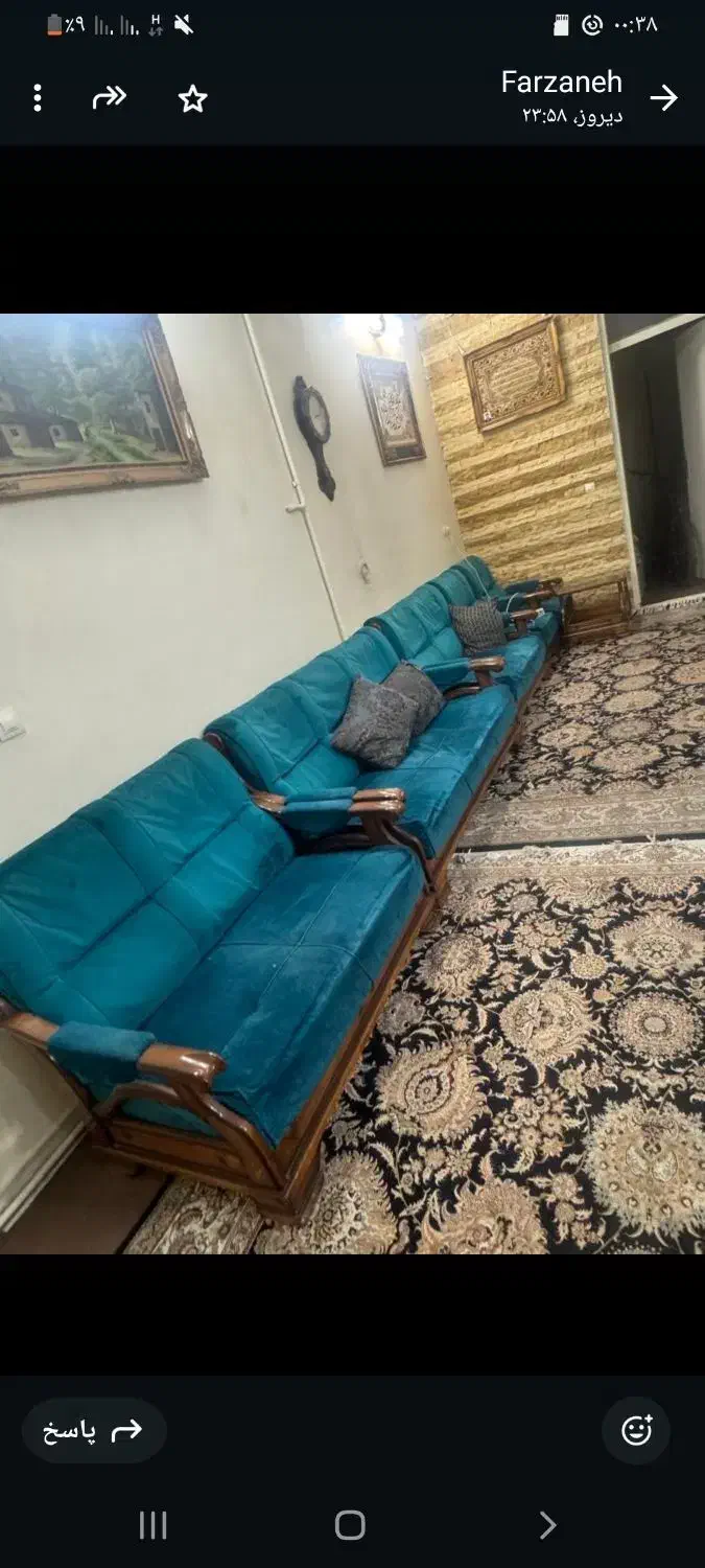 مبل ۹ نفره|مبلمان خانگی و میز عسلی|ری, منصوریه منگل|دیوار