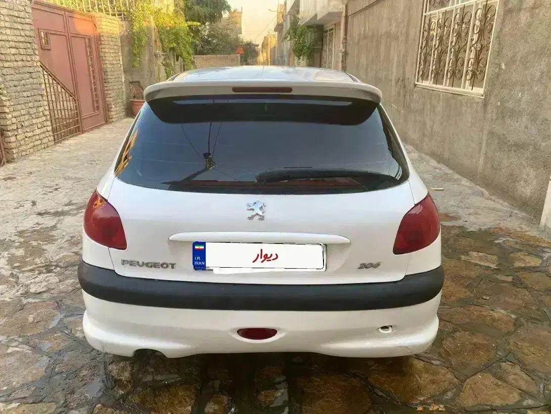 پژو206مدل 83 تمیز مرتب|خودرو سواری و وانت|شاندیز, |دیوار