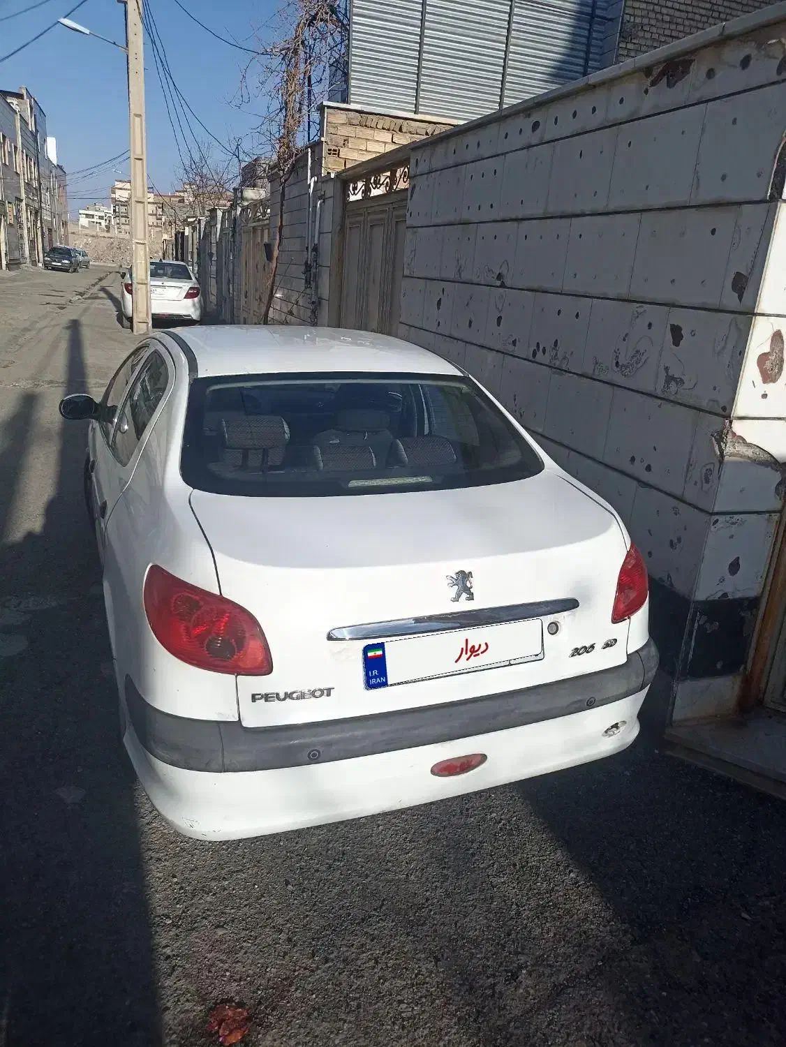 206اس دی v8 Tu5|خودرو سواری و وانت|قروه, |دیوار