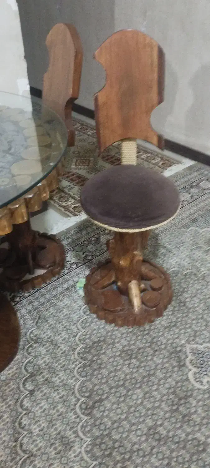 میز غذاخوری 4نفره|میز و صندلی غذاخوری|گلبهار, شهر جدید گلبهار|دیوار