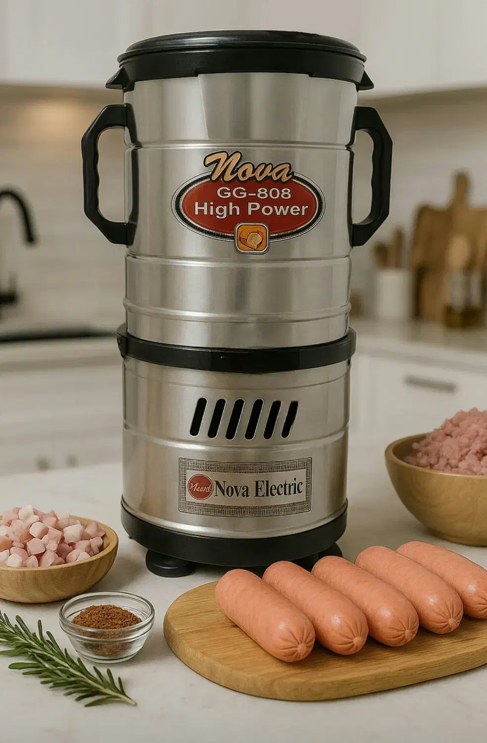 کاتر میکسر و غذاساز گیربکسی نوا (سوسیس/کالباس ساز)|خردکن، آسیاب، غذاساز|بهبهان, |دیوار