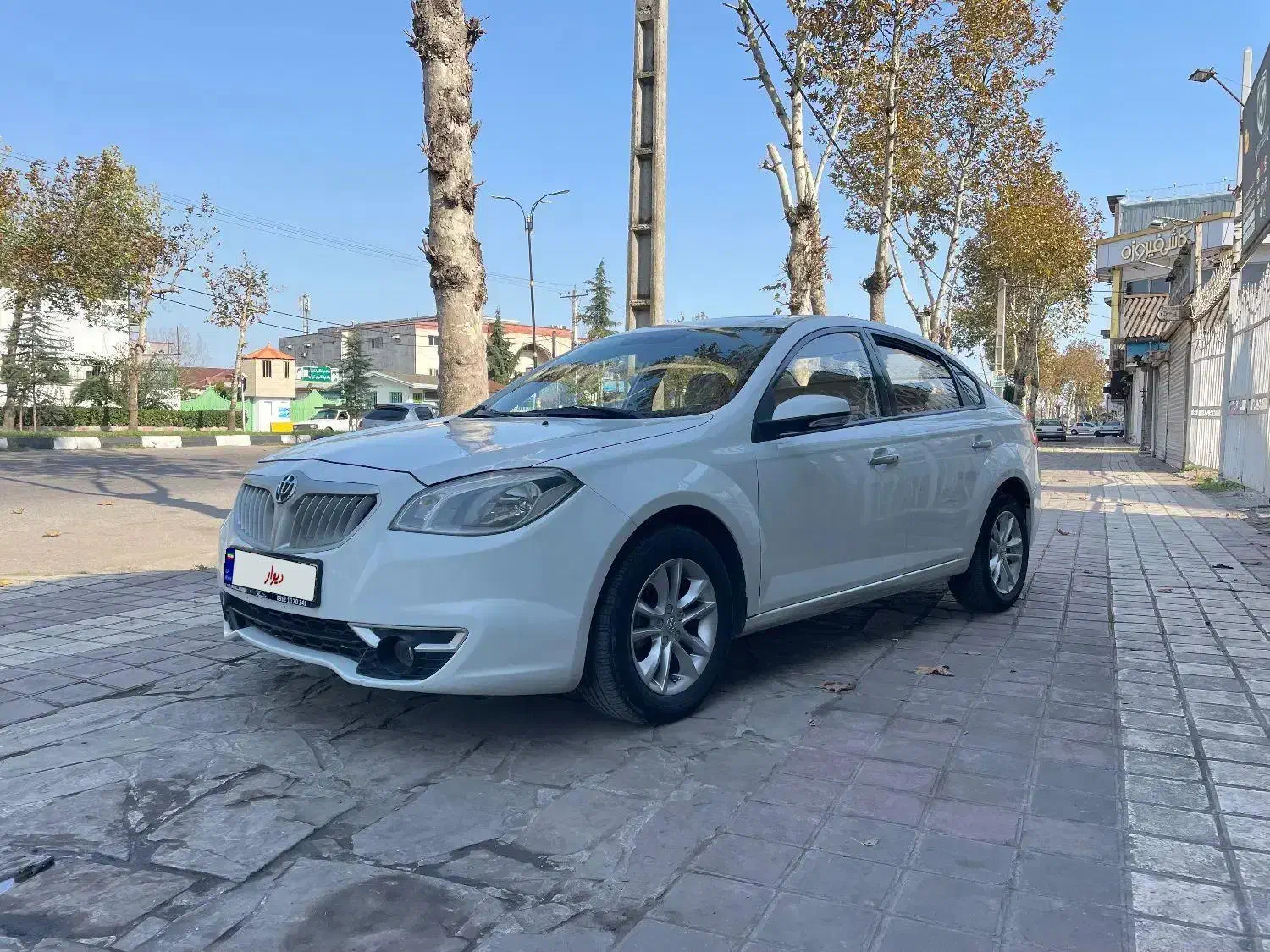 برلیانس 330سفید94 اتومات|خودرو سواری و وانت|لنگرود, |دیوار