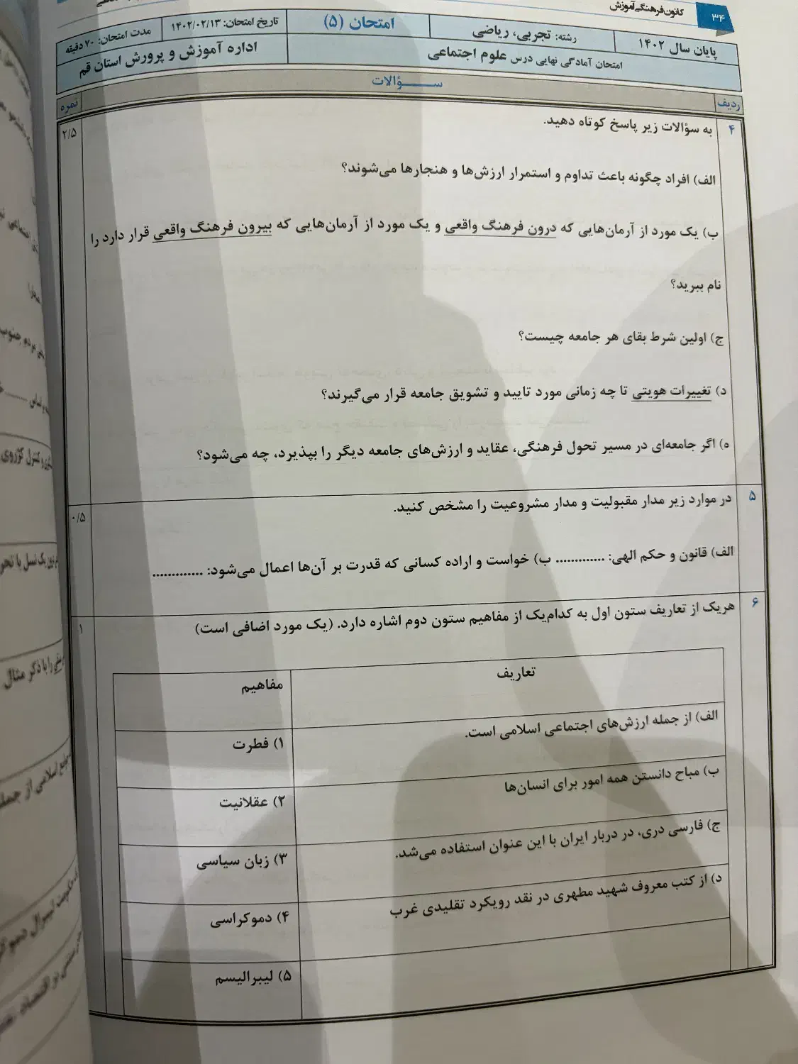 سوالات پر تکرار هویت اجتماعی|کتاب و مجله آموزشی|شاهین‌شهر, فردوسی|دیوار