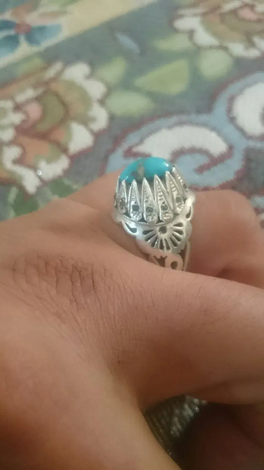 انگشتر فیروزه نشابور|جواهرات|اقبالیه, |دیوار