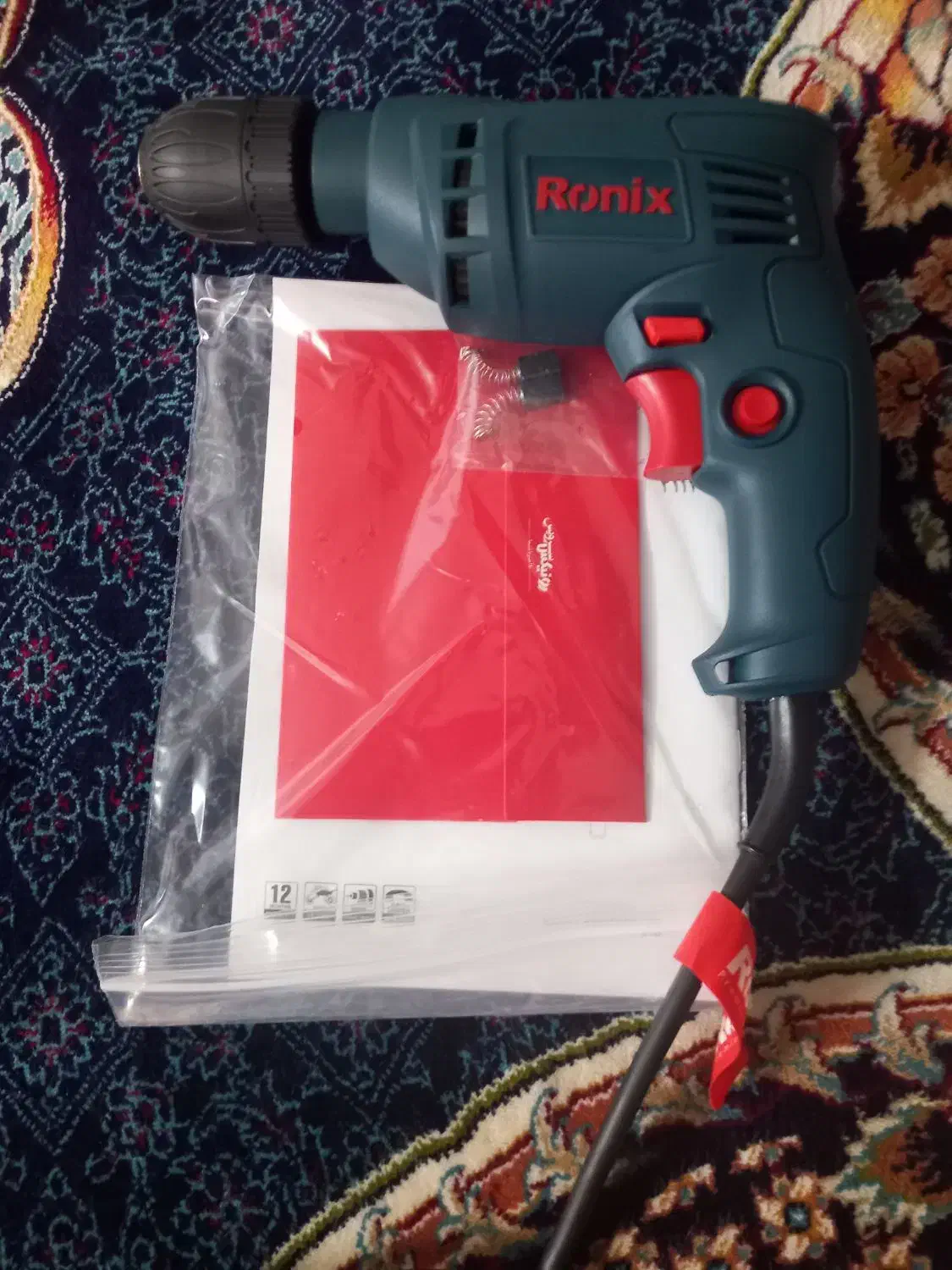 دریل رونیکس ۲۱۱۳ نو با یکسال ضمانت|ابزارآلات|همدان, |دیوار