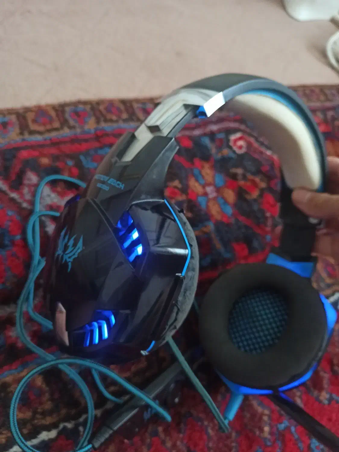 هدفون حرفه ای گیمینگ کاملا سالم و با کیفیت|کنسول، بازی ویدئویی و آنلاین|تبریز, |دیوار