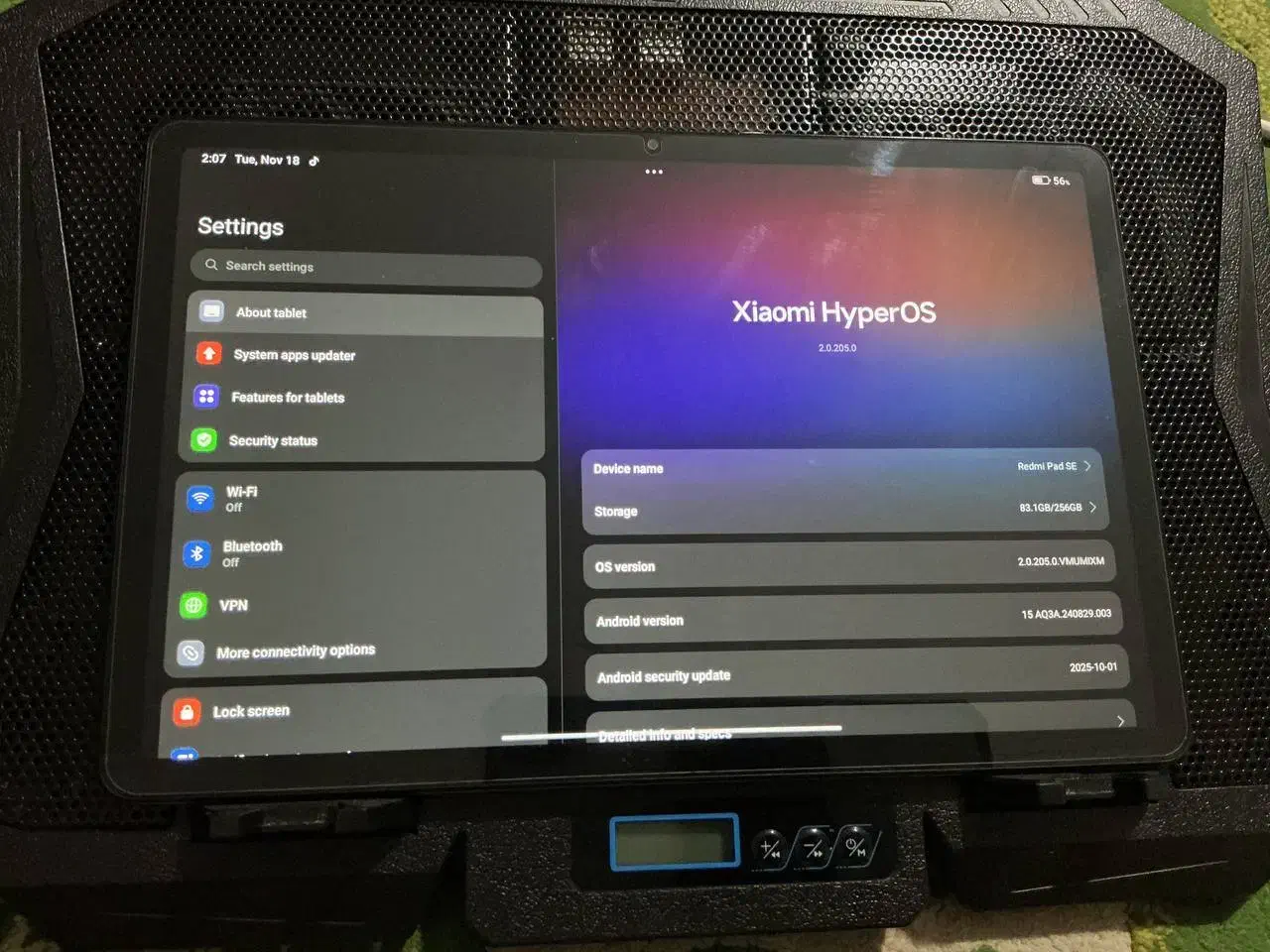 تبلت Redmi pad se 11 inch 256g درحد نو|تبلت|تهران, شهرآرا|دیوار
