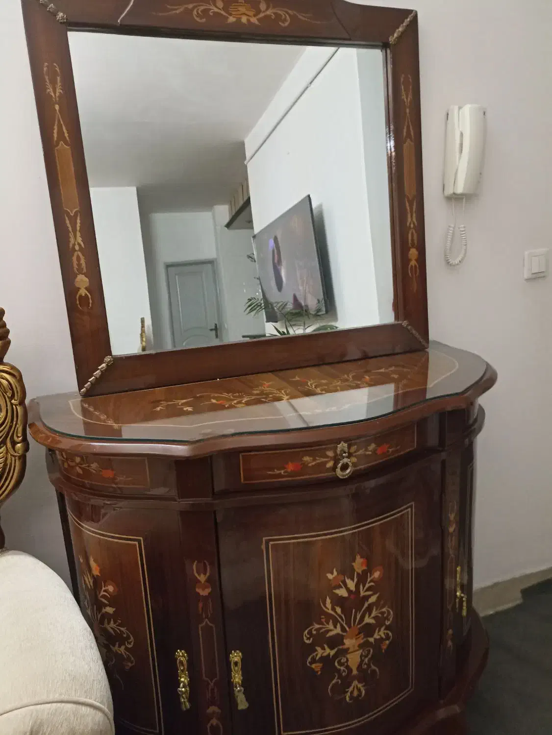 آینه کنسول|بوفه، ویترین، کنسول|اردبیل, |دیوار