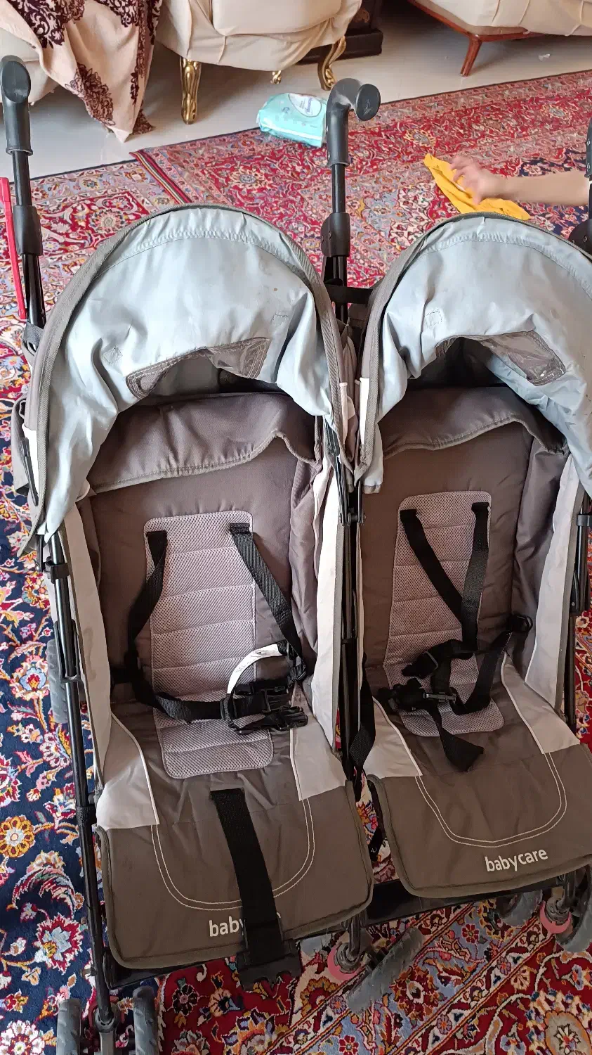 کالسکه دوقلو|کالسکه و لوازم جانبی|اصفهان, احمدآباد|دیوار